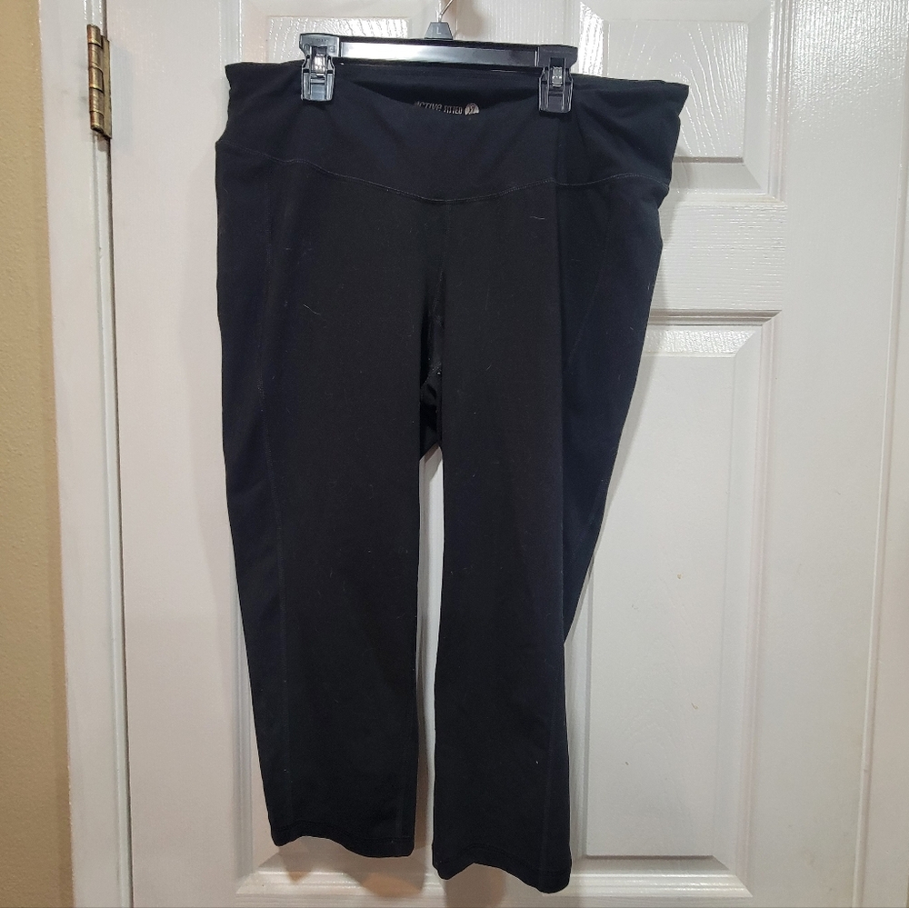 Old Navy Black Active Fitted Leggings, Size XL